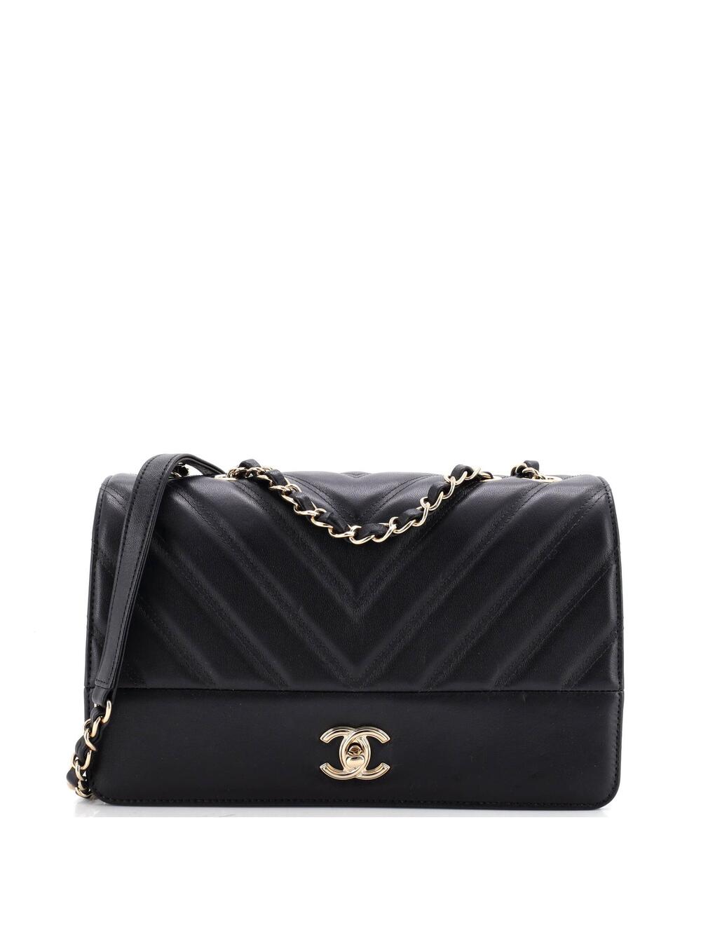 Chanel Double Stitch Full Flap Bag #376818C40B
